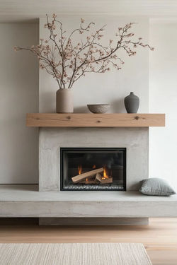 18 Stunning Japandi Fireplace Design Ideas - Edward George