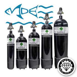 MDE Air tanks are one of the best steel tnaks in the industry thanks to their inclusion of their Jubilee Air Gun Valve