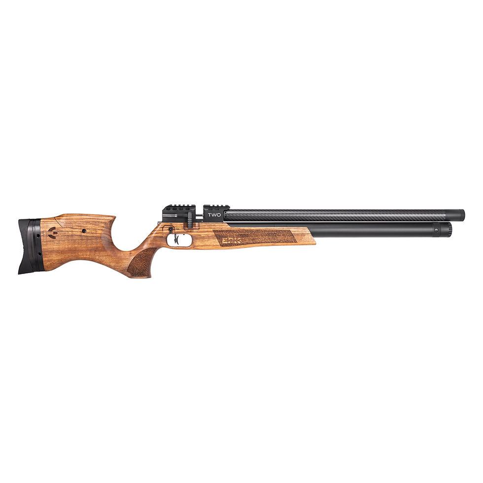 Walnut-stocked EPIC TWO 550 Alu KLiNSKY PCP air rifle