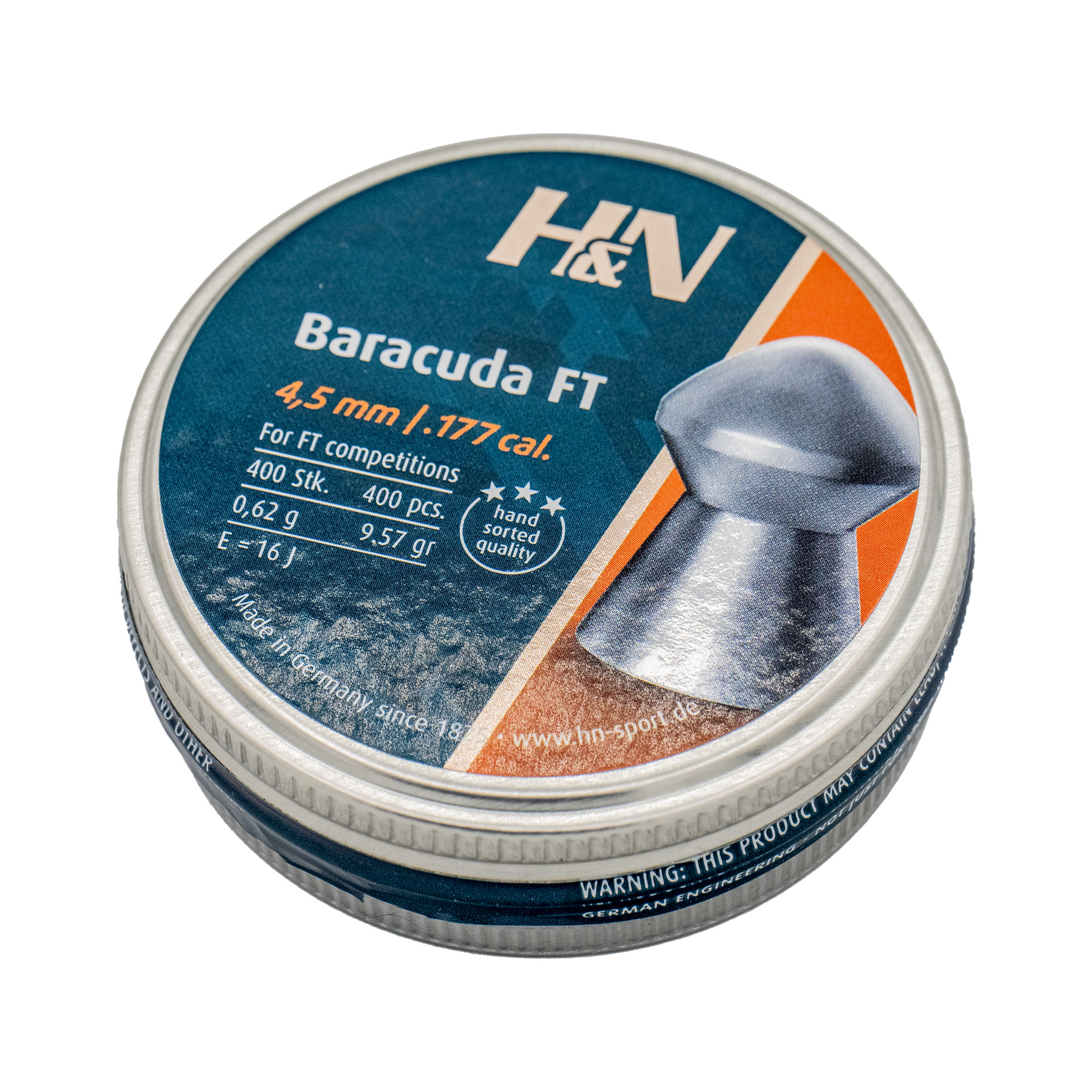 HN Barracuda FT 4.5mm air rifle pellets