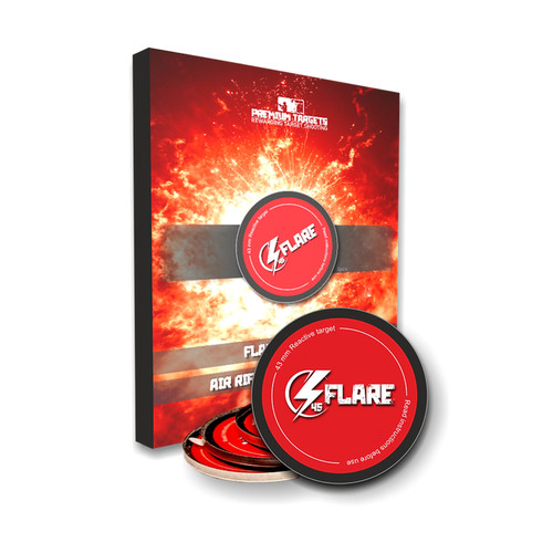 Premium Targets Flare45 Flash & Smoke Pet Friendly Reactive Targets