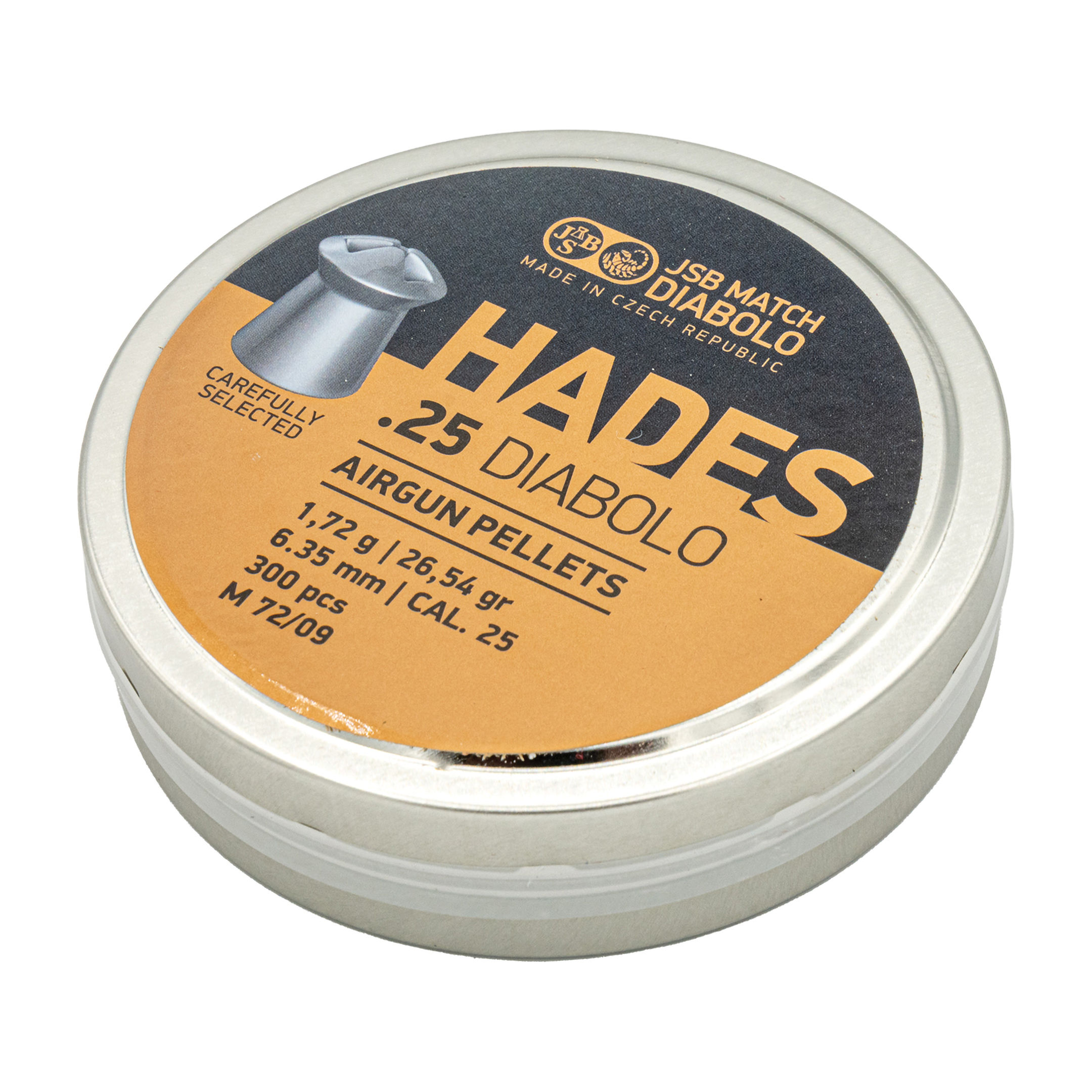 JSB Hades 6.35mm (.25) Hunting Pellets (x300)
