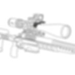 Picatinny scope accessory kit for red dot mounting on scope mounts