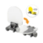 Flip-down scope protector shield for Airsoft optics