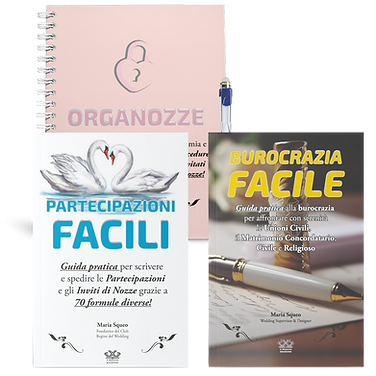 Mini Bundle Organozze - Maria Squeo Wedding Supervisor - Organizzazione Nozze fai da te