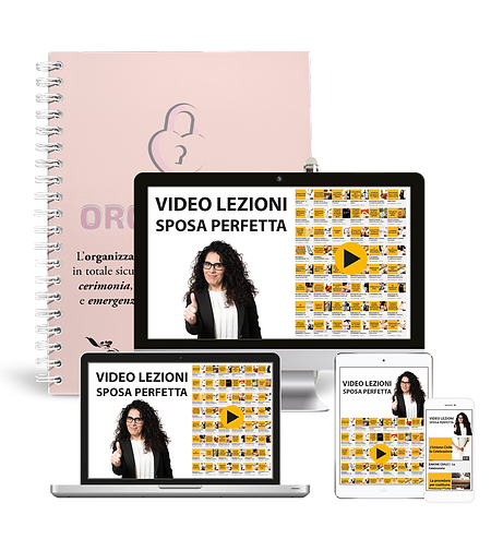 Organozze + Video Lezioni - Maria Squeo Wedding Supervisor - Organizzazione Nozze fai da te