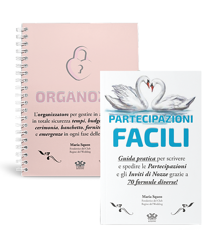 Organozze + Partecipazioni Facili - Maria Squeo Wedding Supervisor - Organizzazione Nozze fai da te