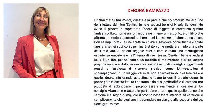 Testimonianza Accademia Nuova Bellezza - Armoestetica