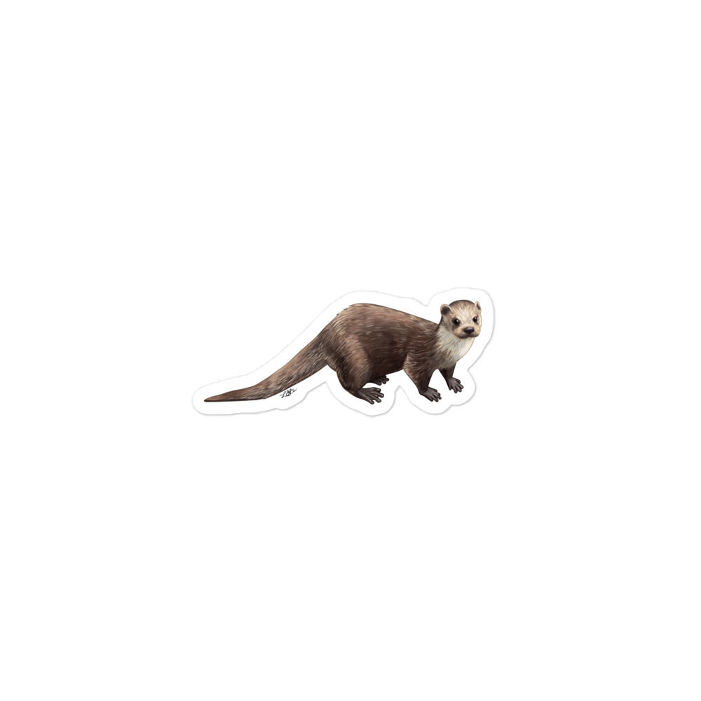 Otter Vinyl Sticker