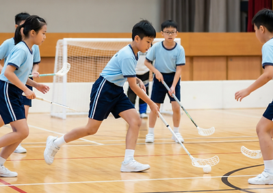 地板球Floorball Team 示範教學，適合香港中學體育課程、校隊訓練與青少年學界運動推廣