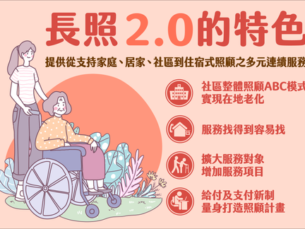 長照2.0,讓照顧的長路上更安心