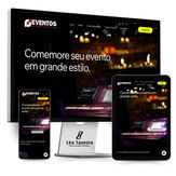 Site FJ Eventos - Goiânia - Goiás - Desenvolvido por Web & Design Estratégico Léo Taveira