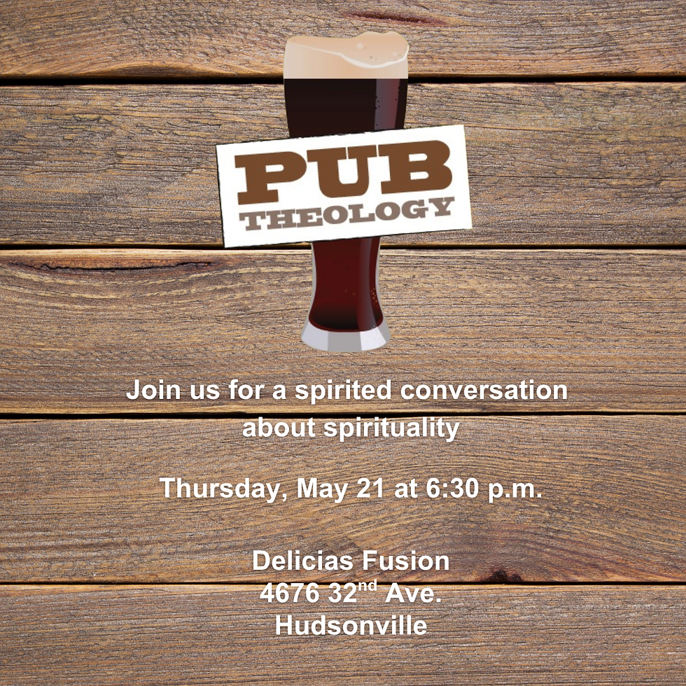 Pub Theology May 2026