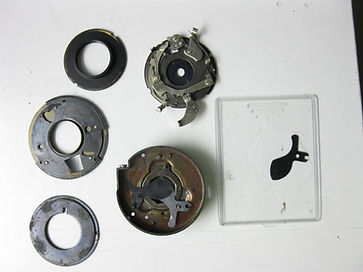 Kodak Kodex nº 0 shutter blades diaphragm mecanism disassembled for CLA