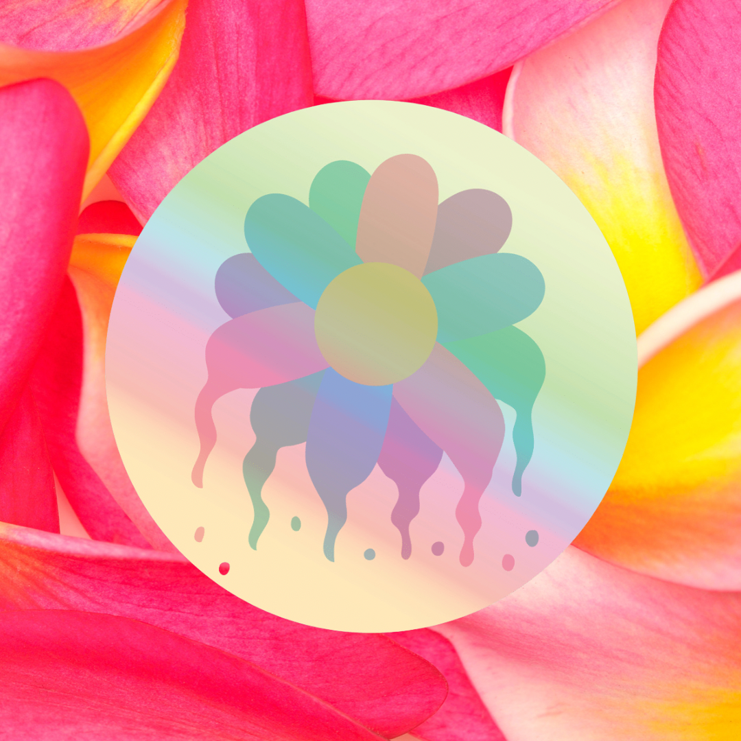 Melting Flower Sticker