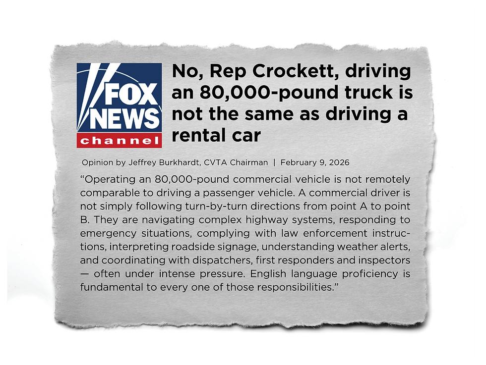 Fox News Features CVTA Chairman Jeff Burkhardt's Response to Rep. Jasmine Crockett