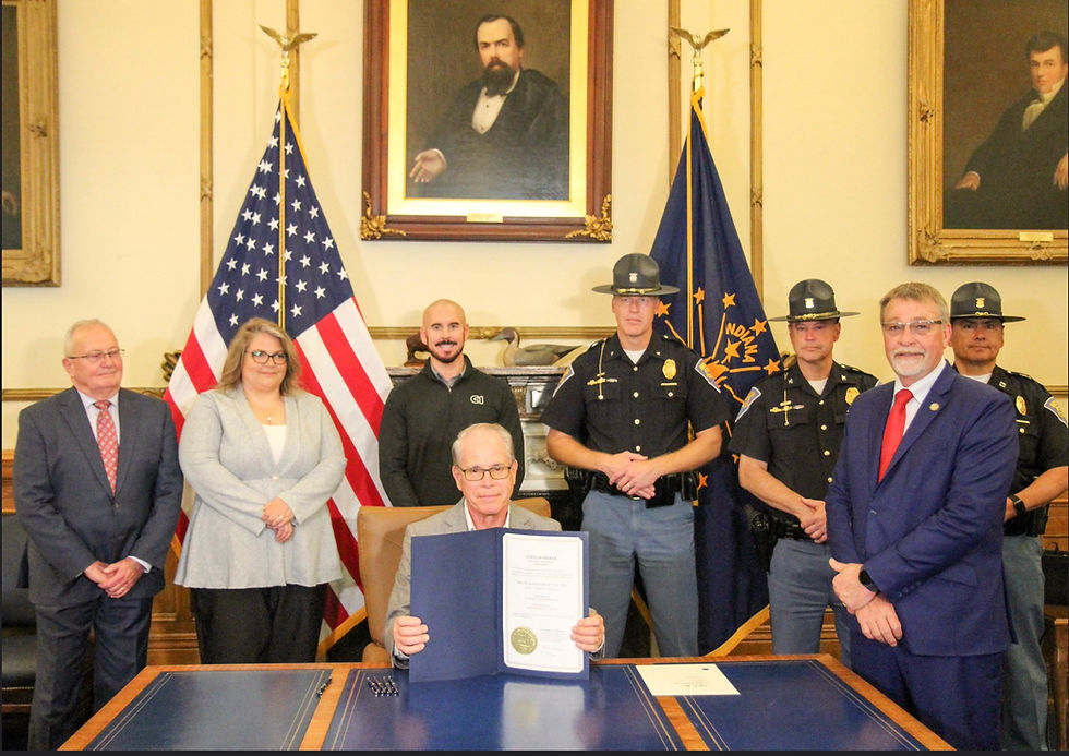 CVTA Member, C1 Attends Signing Ceremony with Indiana Governor, for HEA 1200: What It Means for the CDL Industry