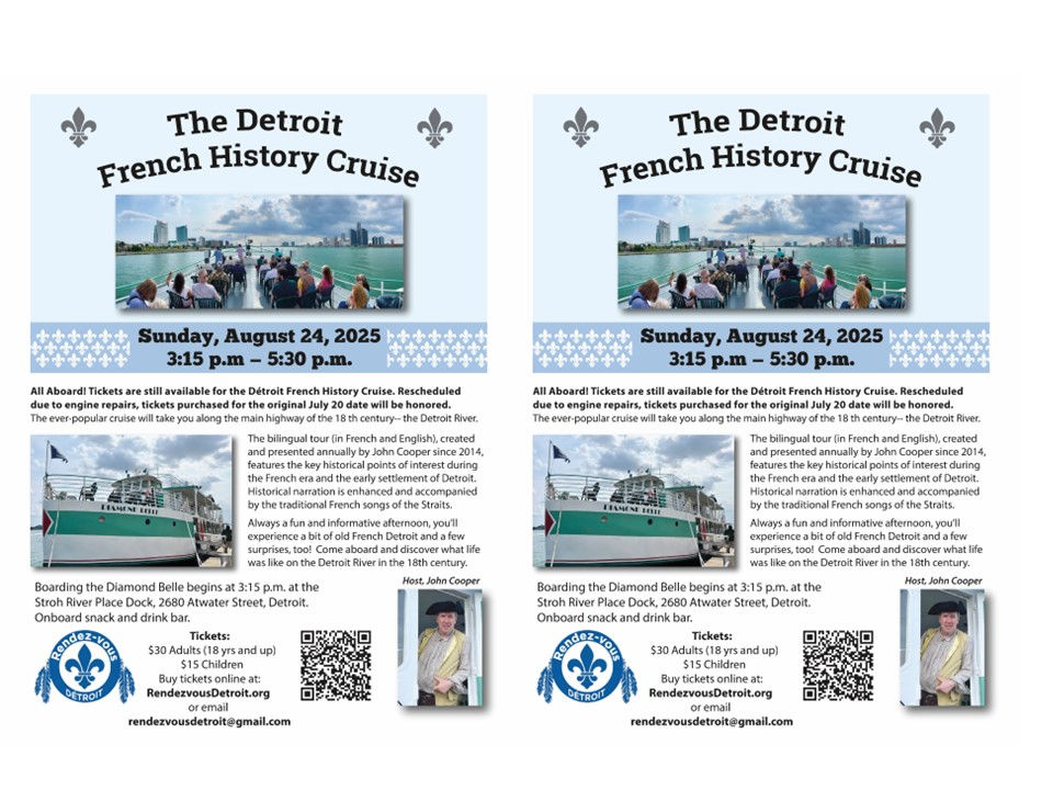 The Détroit French History Cruise