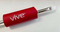 Foam tubes for holding paint brushes and pencils.