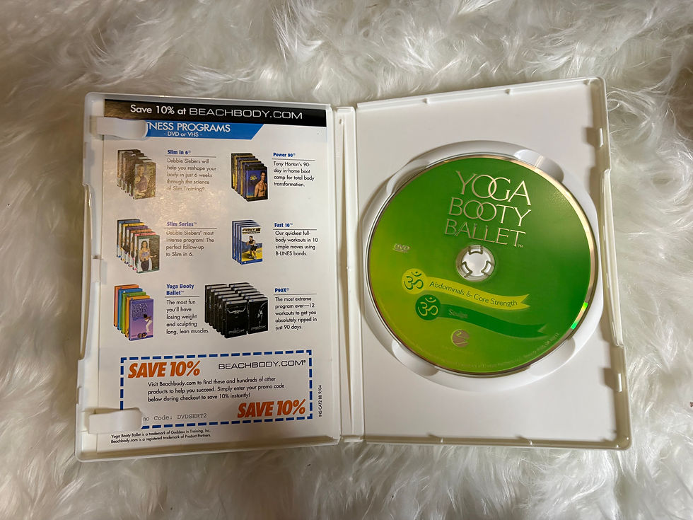 Thumbnail:  Y2K Beachbody Yoga Booty Ballet Workout DVD