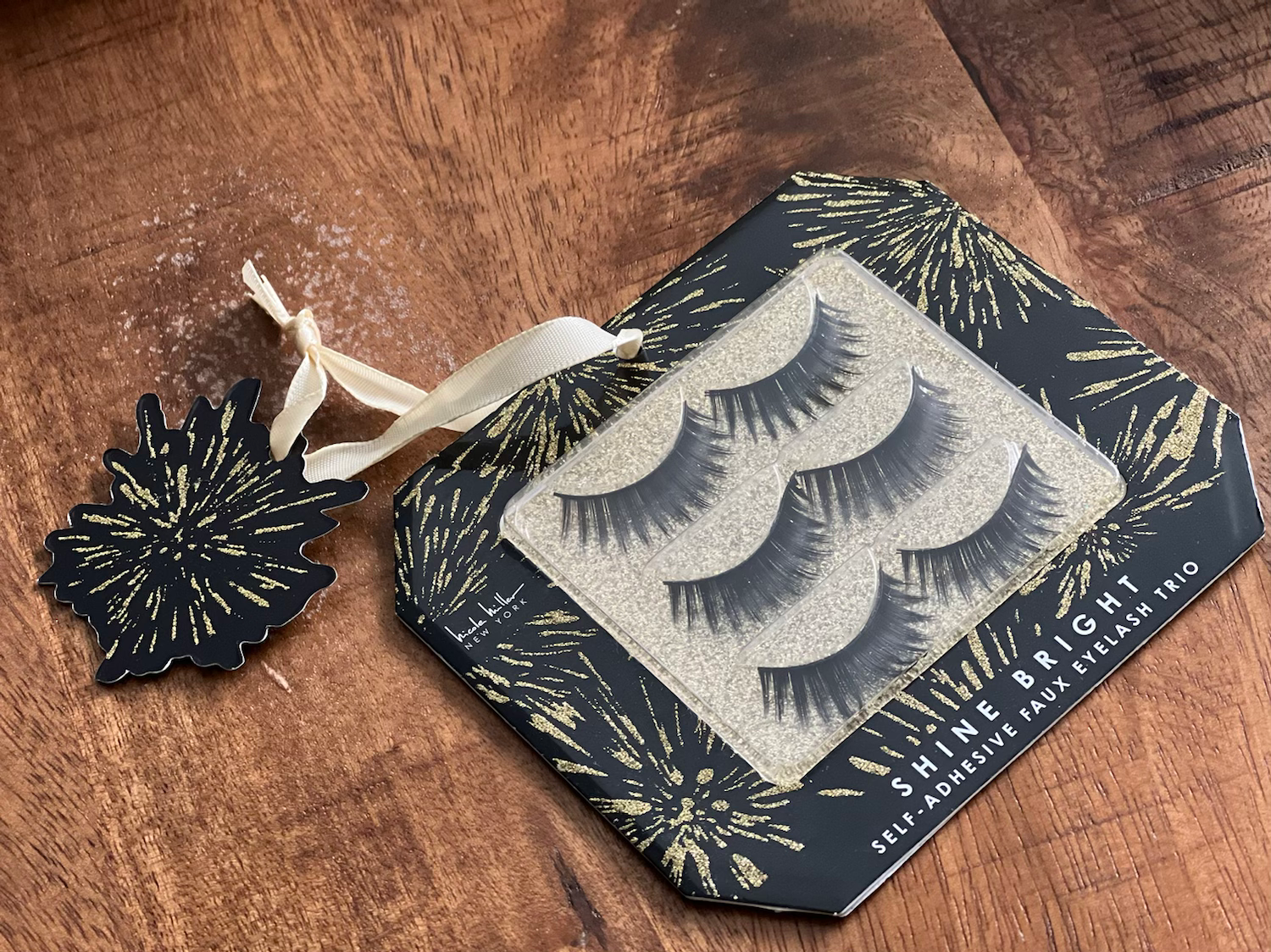 Self adhesive faux eyelash trio