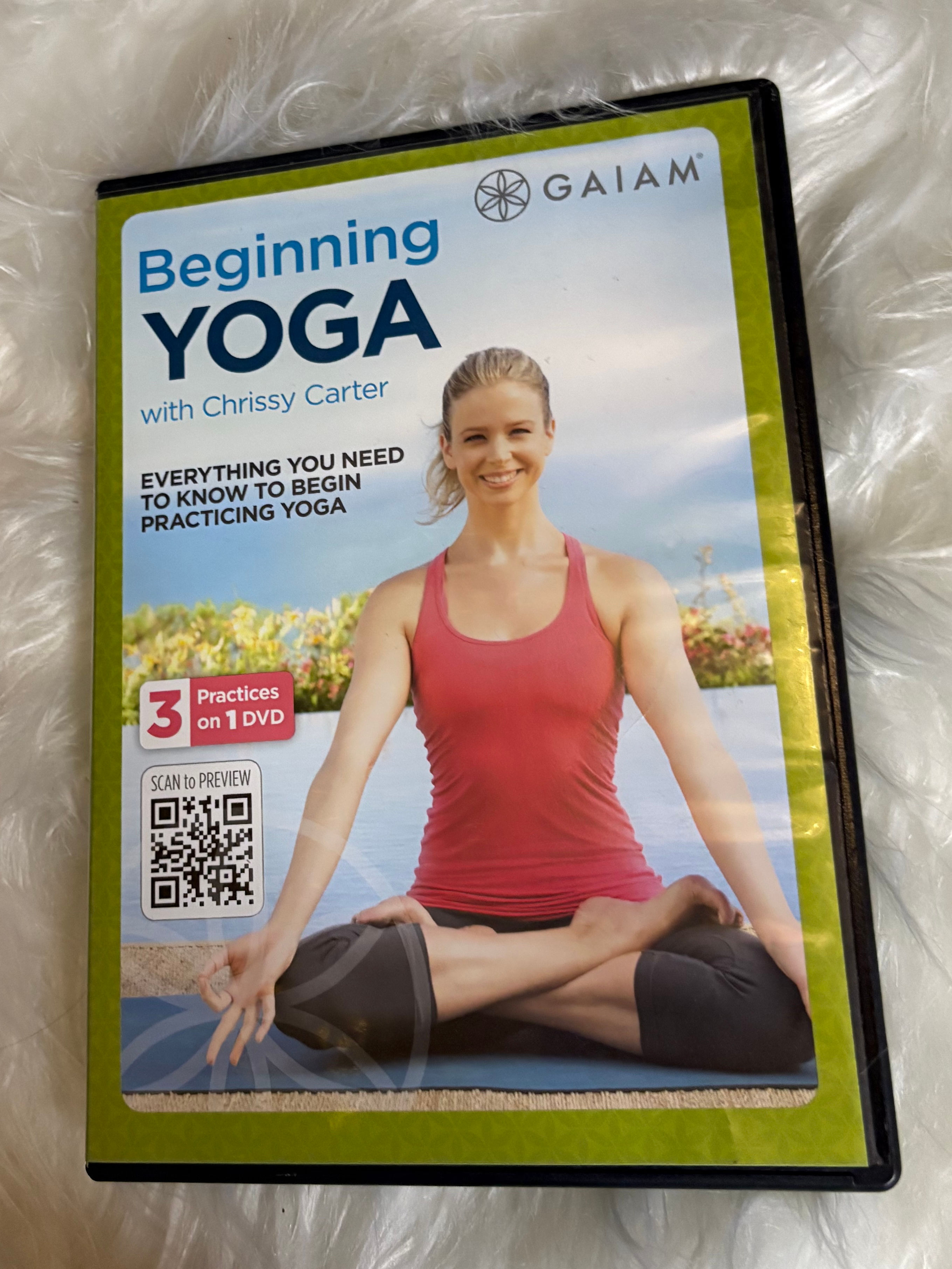 Y2K Gaiam Beginning Yoga Workout DVD with Chrissy Carter