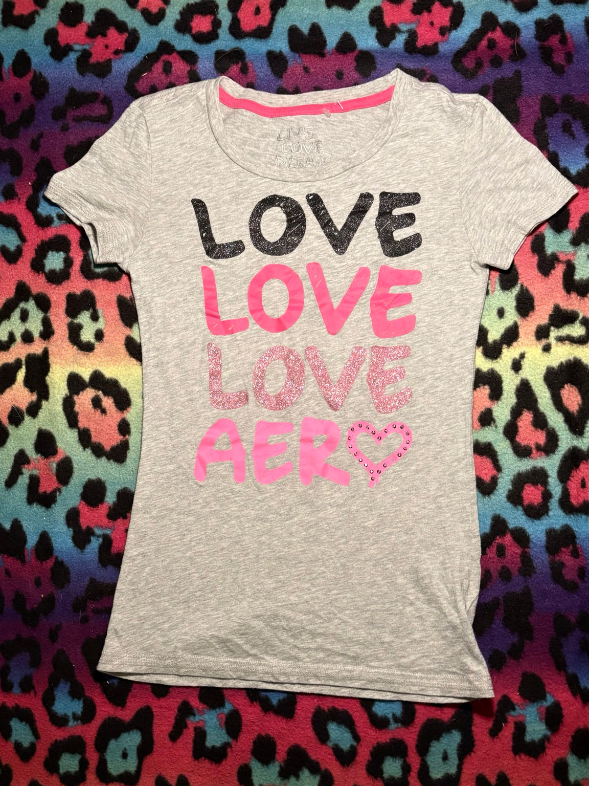 Y2K AEROPOSTALE LOVE Graphic T-Shirt