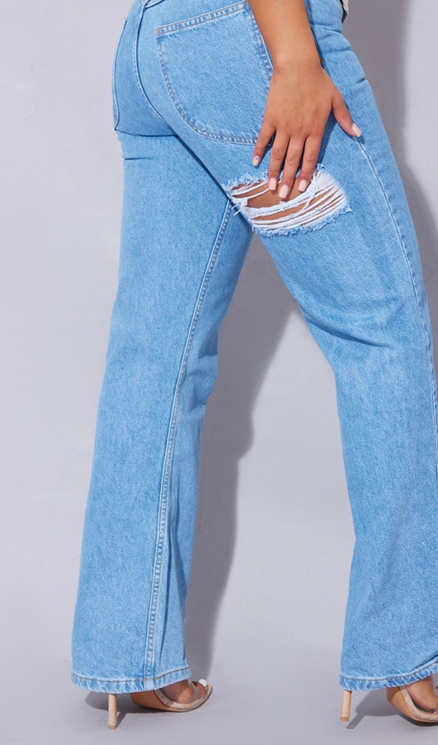 Miniature : PLT Light blue wide leg jeans 