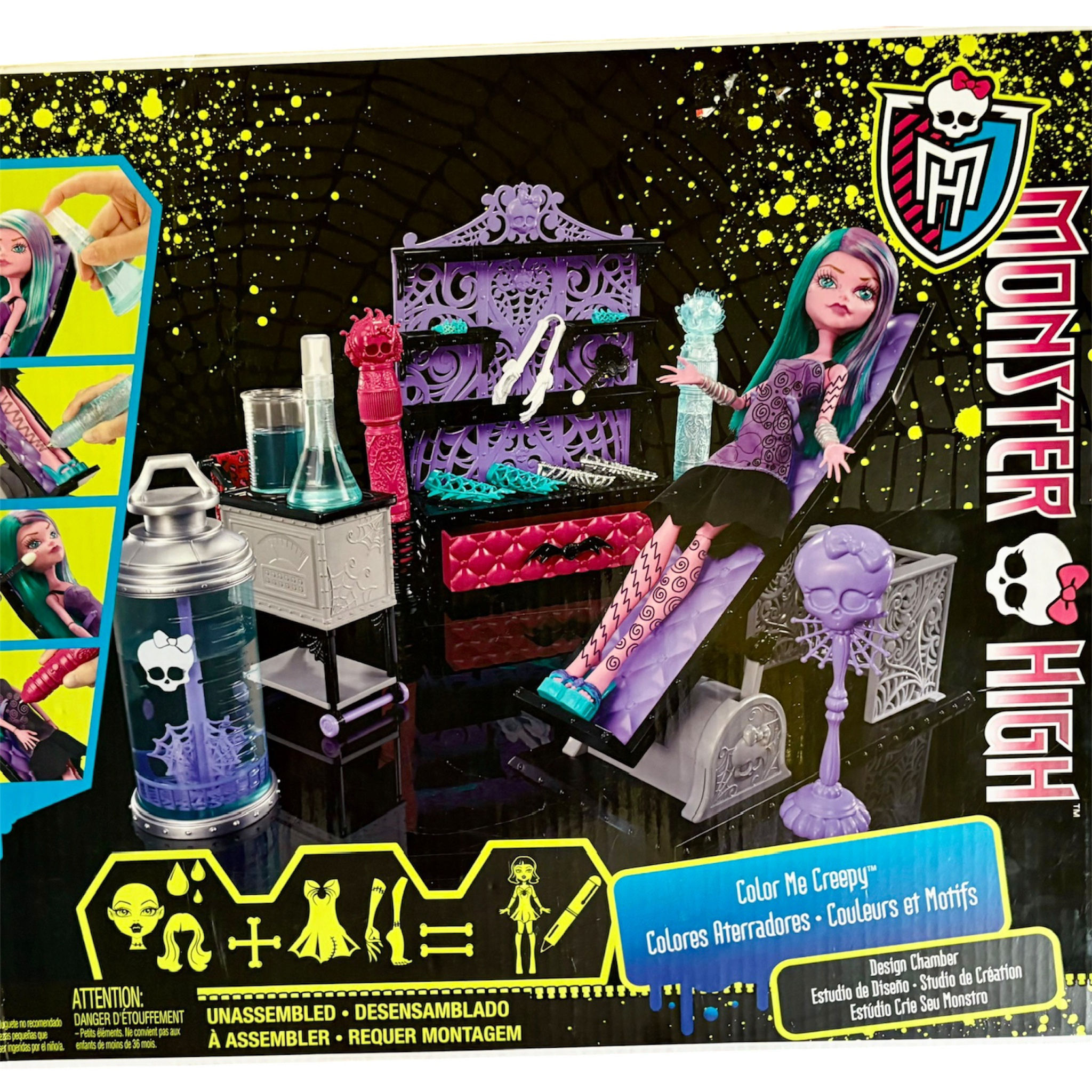 Monster High Create-A-Monster Color Me Creepy Design Chamber