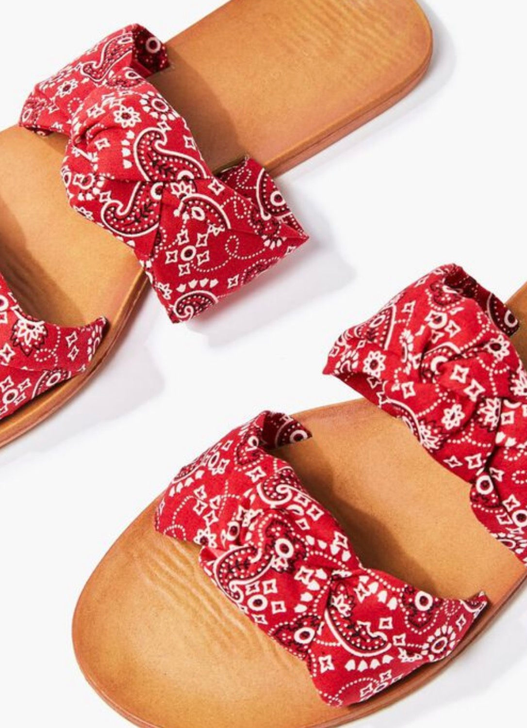 Forever 21 knotted flat sandals 