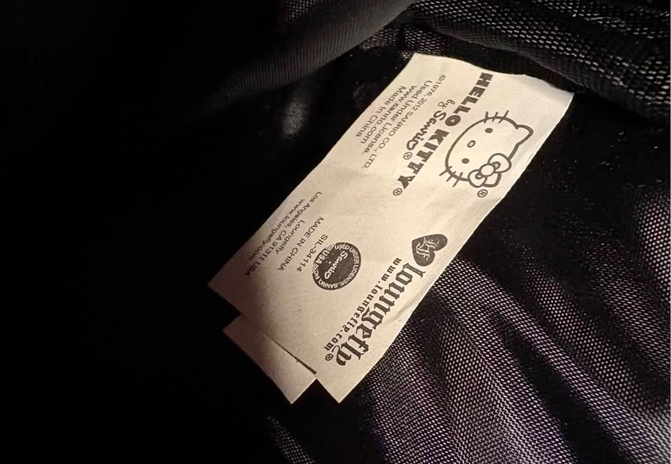 Thumbnail: Vintage Y2K Loungefly Hello Kitty Vinyl Purse