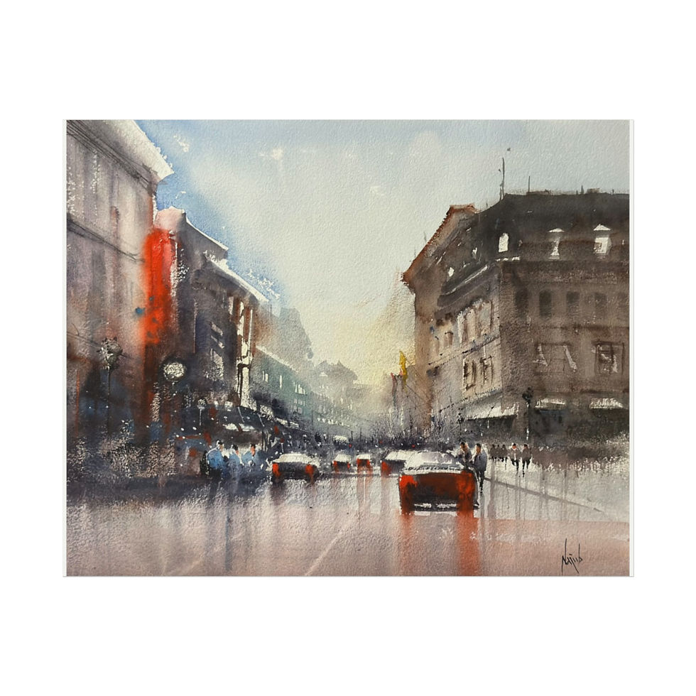 Thumbnail: Montreal - print of original watercolor