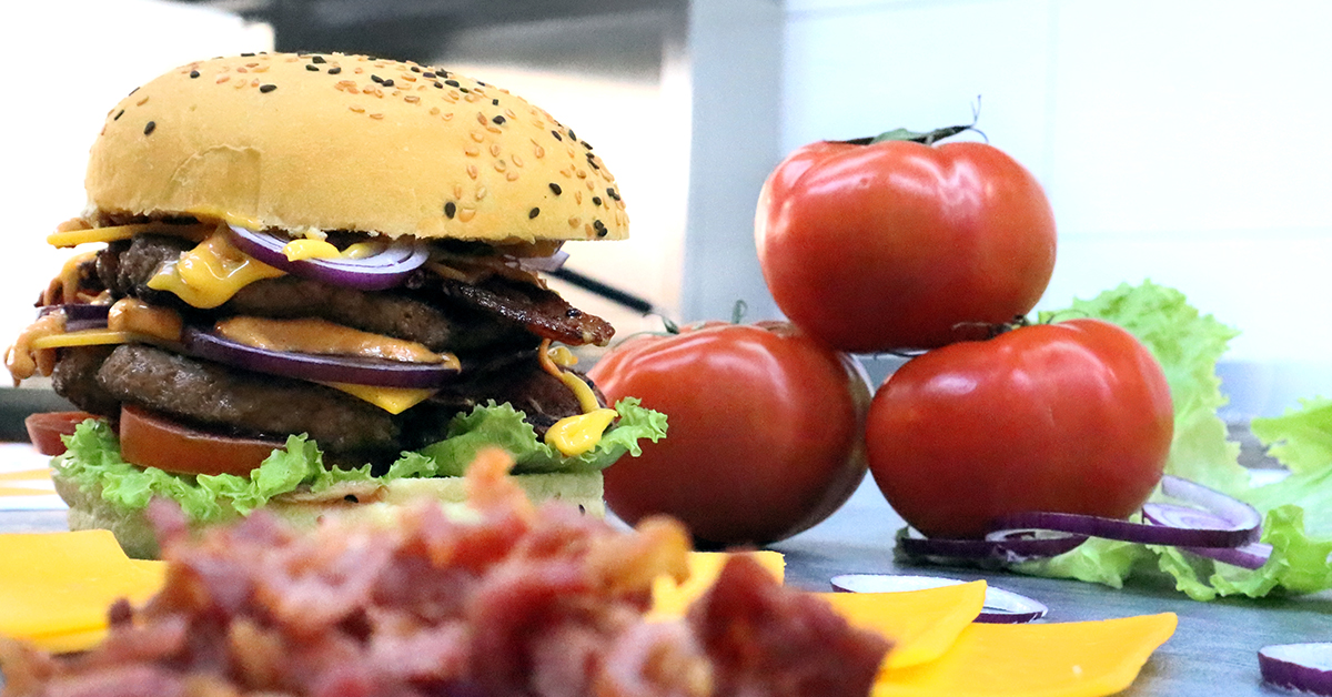 Arranged Food and Objects