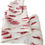 Thumbnail: Hand Felted Wool Scarf - Candy Cane