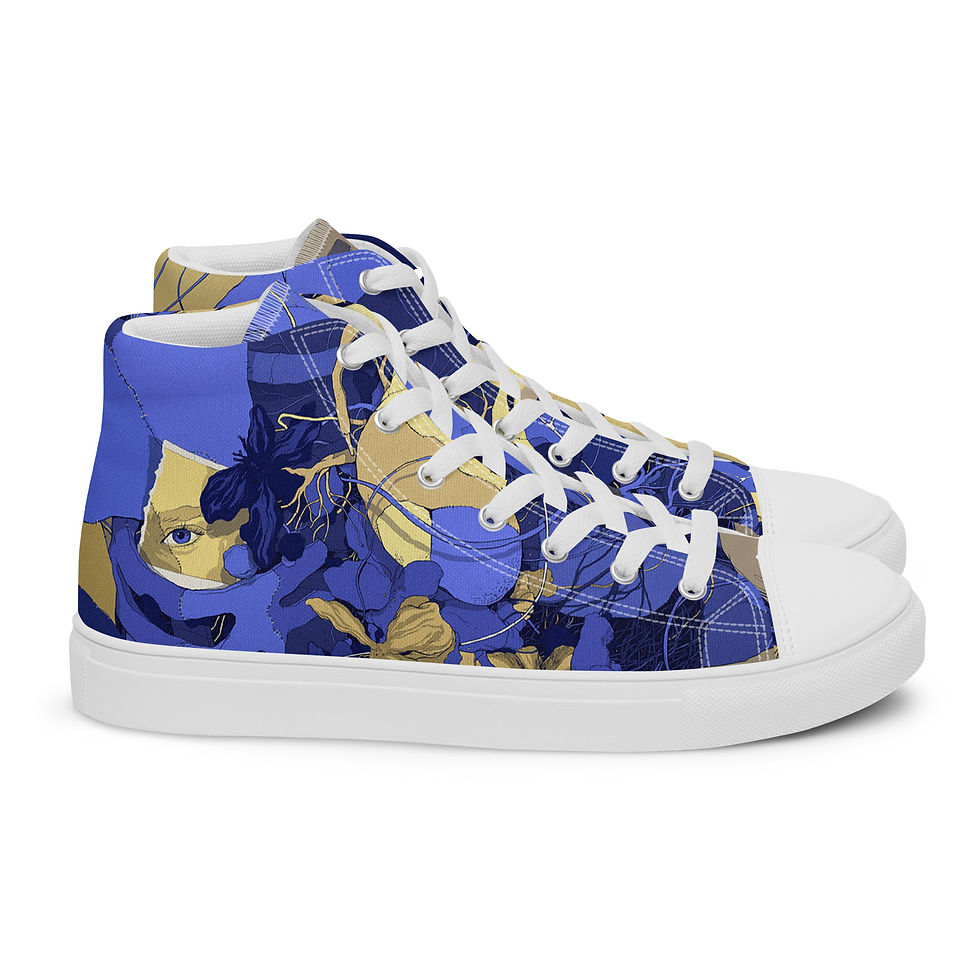 Thumbnail: UNWIND Men’s high top canvas shoes