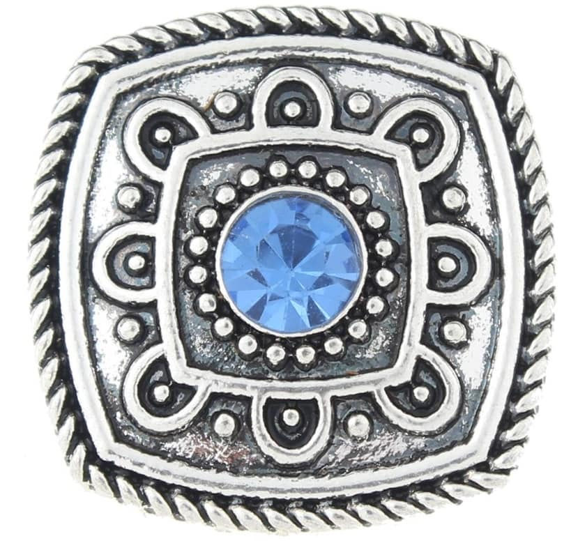 18mm Serenity Blue Snap