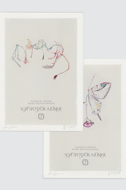 'soft spot for a junkie' - A4 Giclee Cotton Print