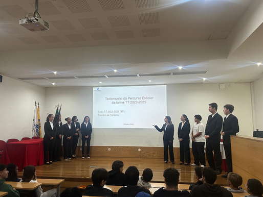 Testemunho de alunos do 3.º ano do Curso Técnico de Turismo