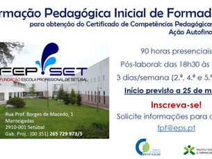 Formação Pedagógica Inicial de Formadores