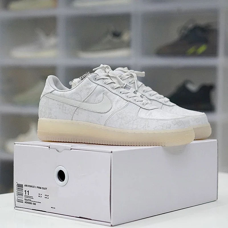 Thumbnail: clot af1 white silk
