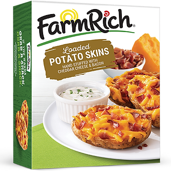 Air Fryer Farm Rich Loaded Potato Skins box