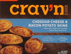 Air Fryer Crav'n Cheddar Cheese & Bacon Potato Skins
