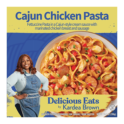 Air Fryer Kardea Brown Cajun Chicken Pasta box