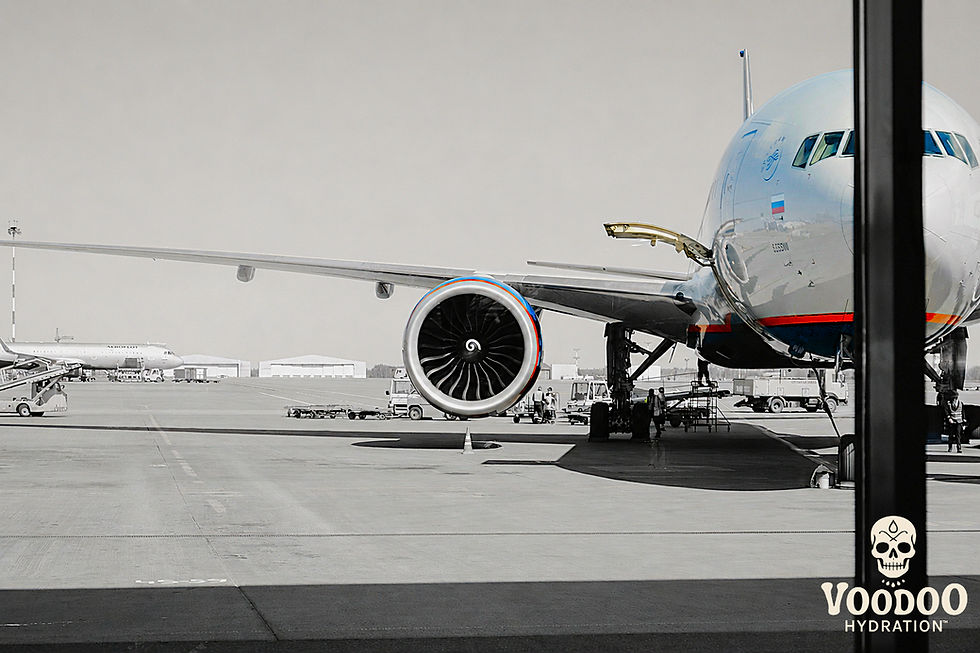 picture of a plane through a window