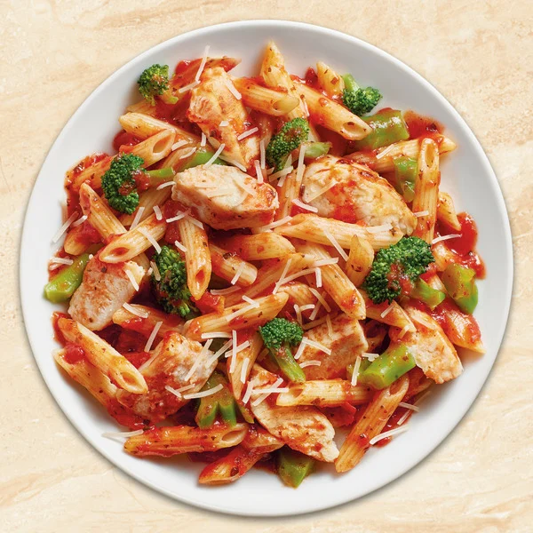 Air Fryer Healthy Choice Café Steamers Cheesy Bacon Chicken on a plate