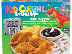 Air Fryer Kid Cuisine Level Up Dino Nuggets