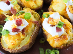 Air Fryer Twice-Baked Potatoes