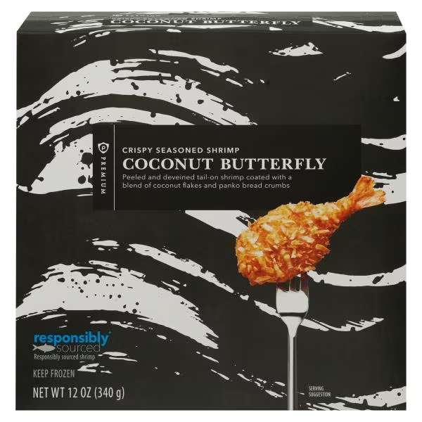 box of publix coconut butterfly shrimp