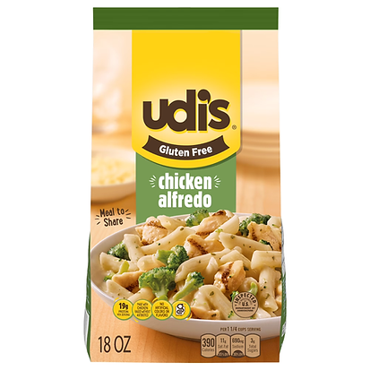 Air Fryer Udi’s Gluten Free Grilled Chicken Alfredo bag