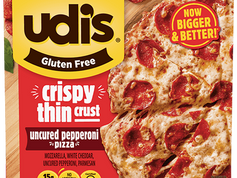 Air Fryer Udi’s Gluten Free Pepperoni Pizza